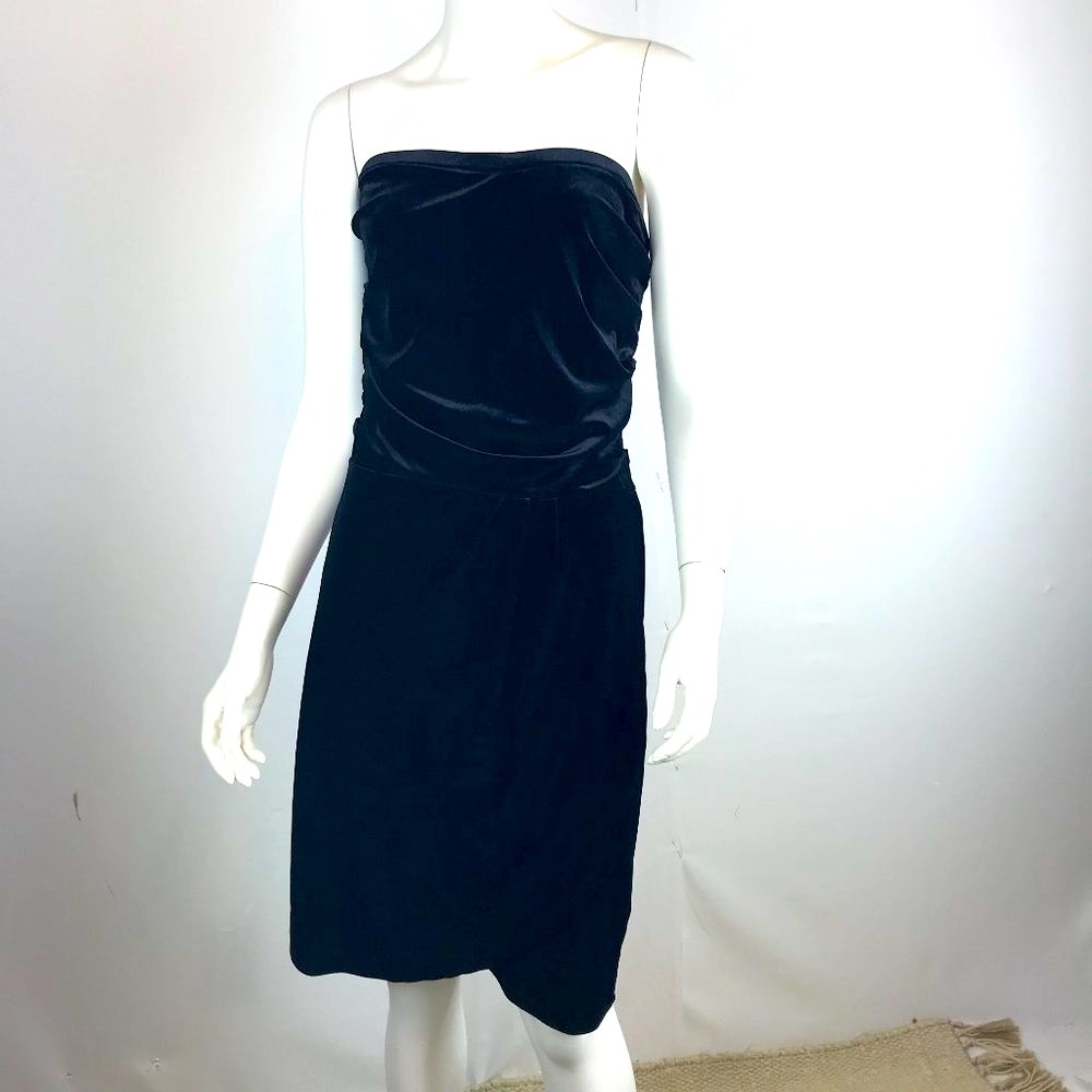 Velvet Glam Dress Strapless